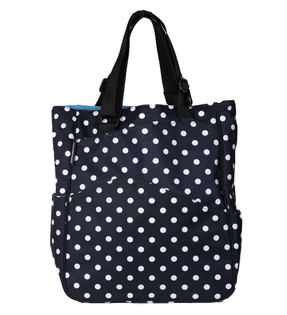 Original Tennis Tote Black/White Polka Dot