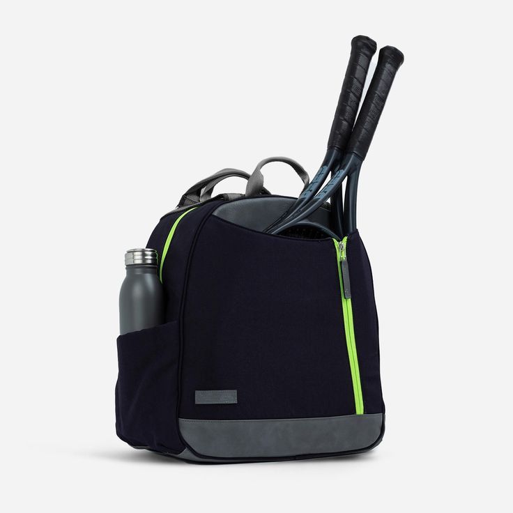 Melbourne Backpack/Tote Navy/Lemon Lime