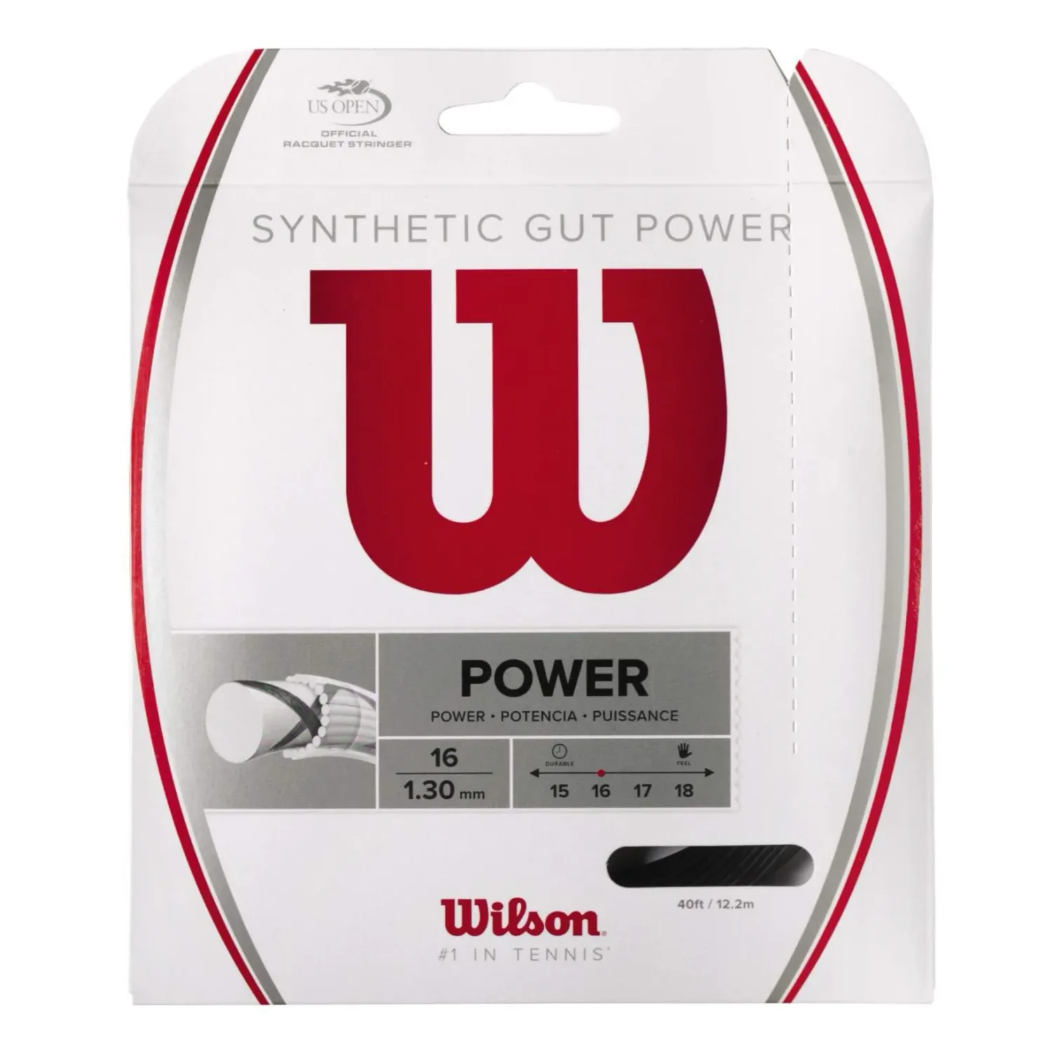SYNTHETIC GUT POWER 16 - BLACK