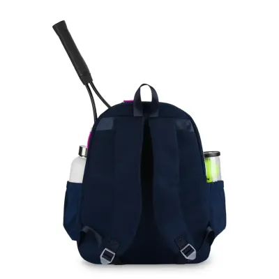 Courtside Tennis Backpack 2.0 Navy/Pink