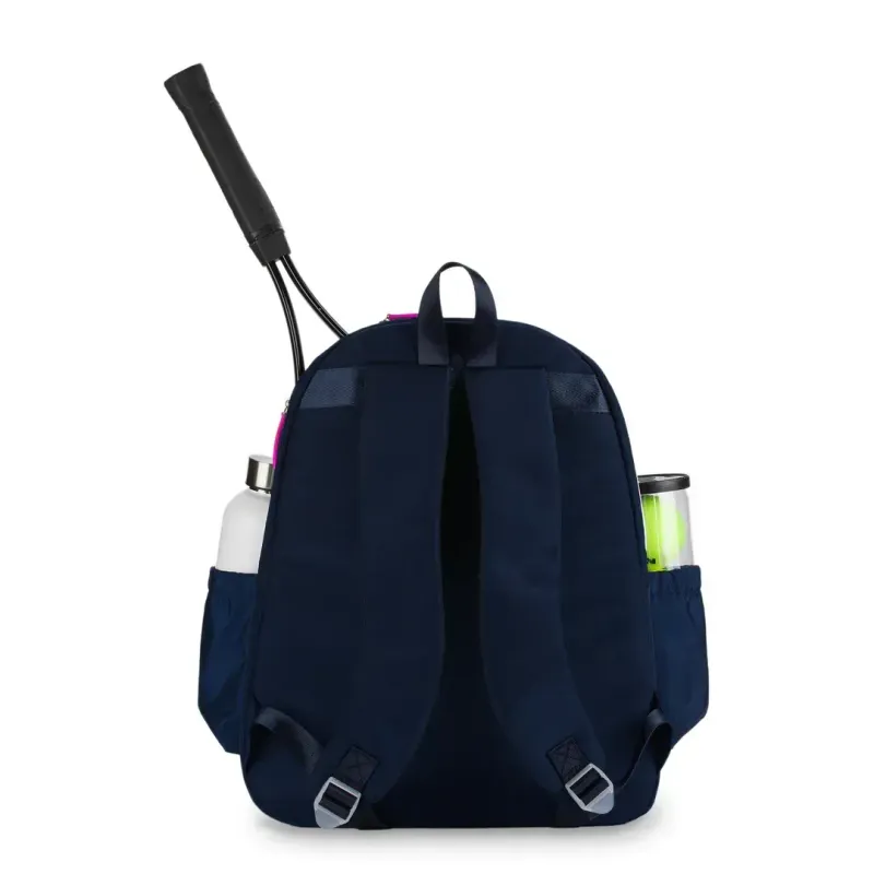 Courtside Tennis Backpack 2.0 Navy/Pink