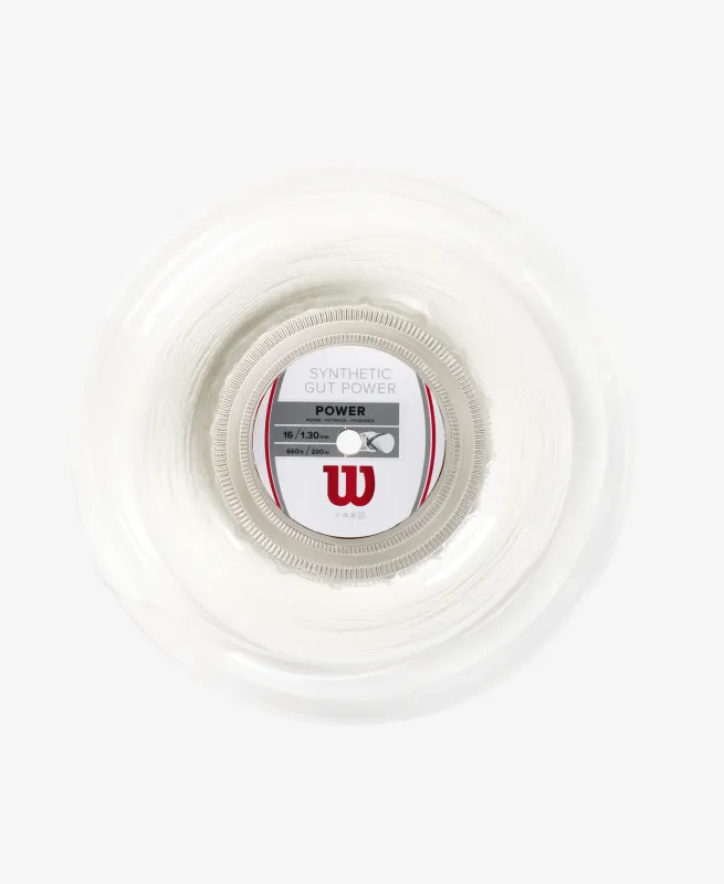 SYNTHETIC GUT POWER 16 REEL - WHITE