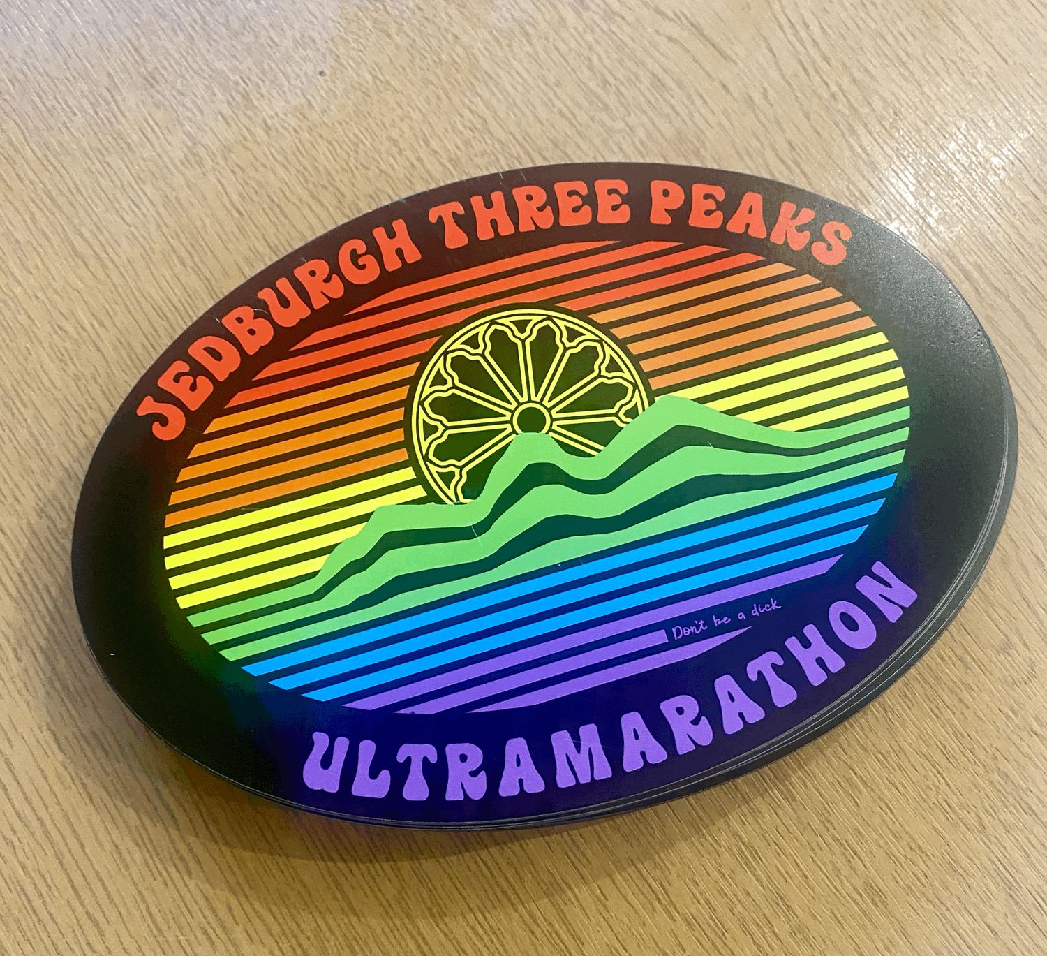 J3P rainbow car magnet