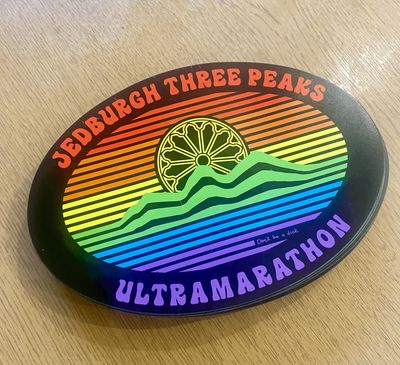 J3P rainbow car magnet