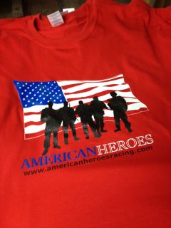 American Heroes Red T-Shirts
