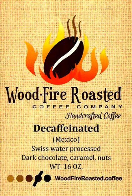 Decaffeinated Mexico (organically grown) Water Processed