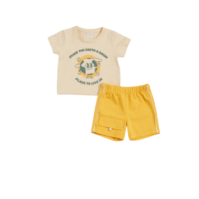 Great Place to live in Baby Boy Cotton Set
