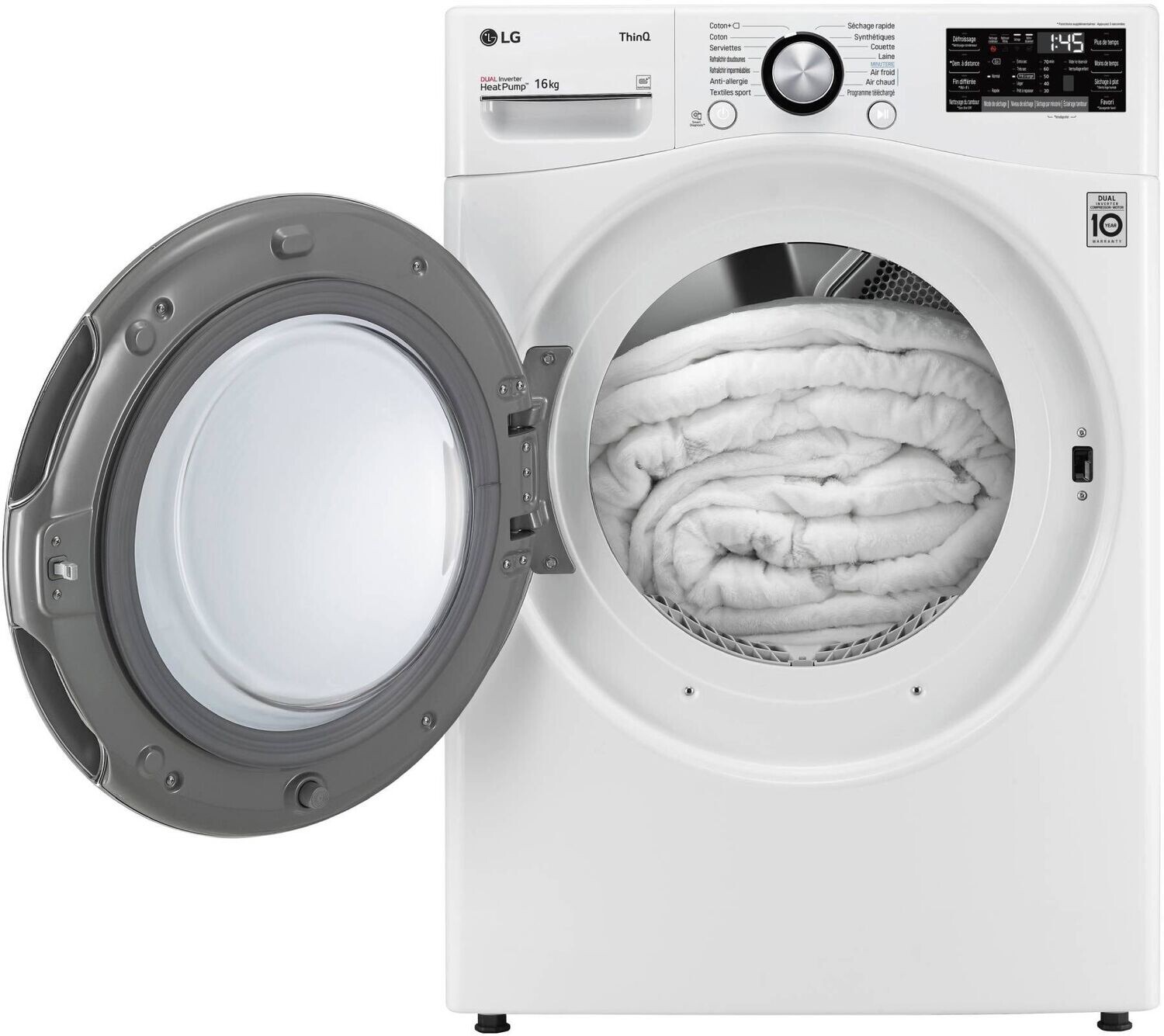 SECHE LINGE FRONTAL A CONDENSATION CONNECTE 16KG LG