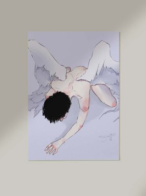 "fallen angel" – High Quality Print