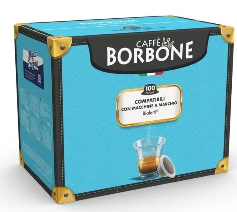 50 Capsule Bialetti®* - Miscela Caffè Borbone BLU