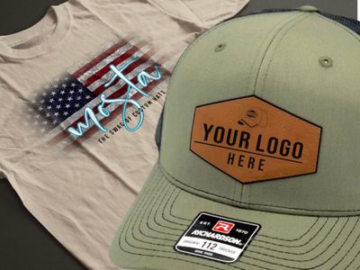 Custom Leather Patch Trucker Hats