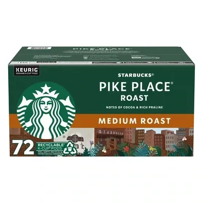 PIKE PLACE MEDIUM ROAST COFFEE (72CT)