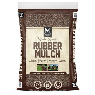 RUBBER MULCH (12 BAGS)