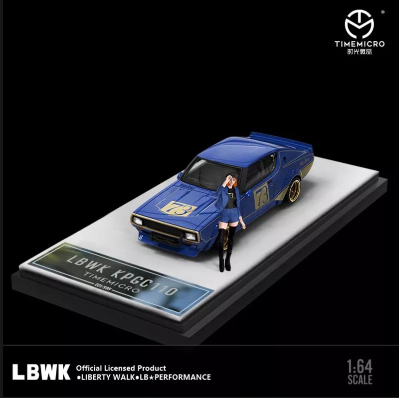 Time Micro Skyline Kenmeri KPGC110 with figurine