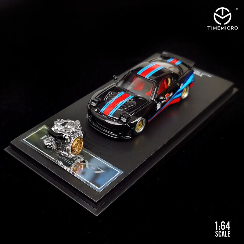 Time Micro Mazda RX7 Martini Livery with engine