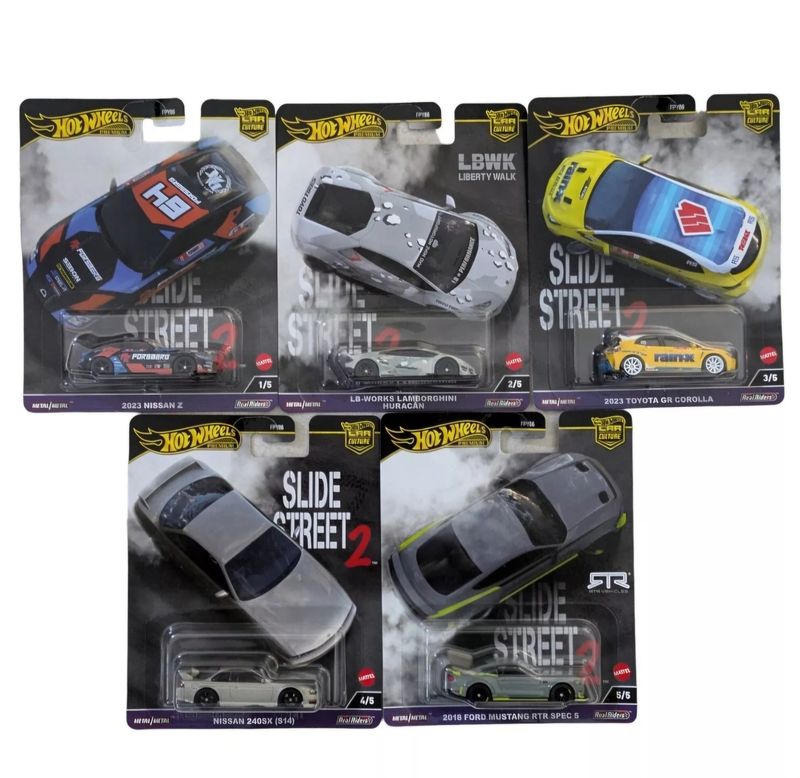 Hot Wheels Slide Street 2 Set