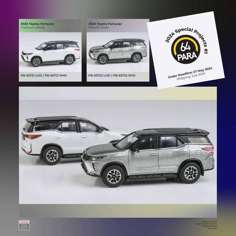 Para64 Toyota Fortuner Silver