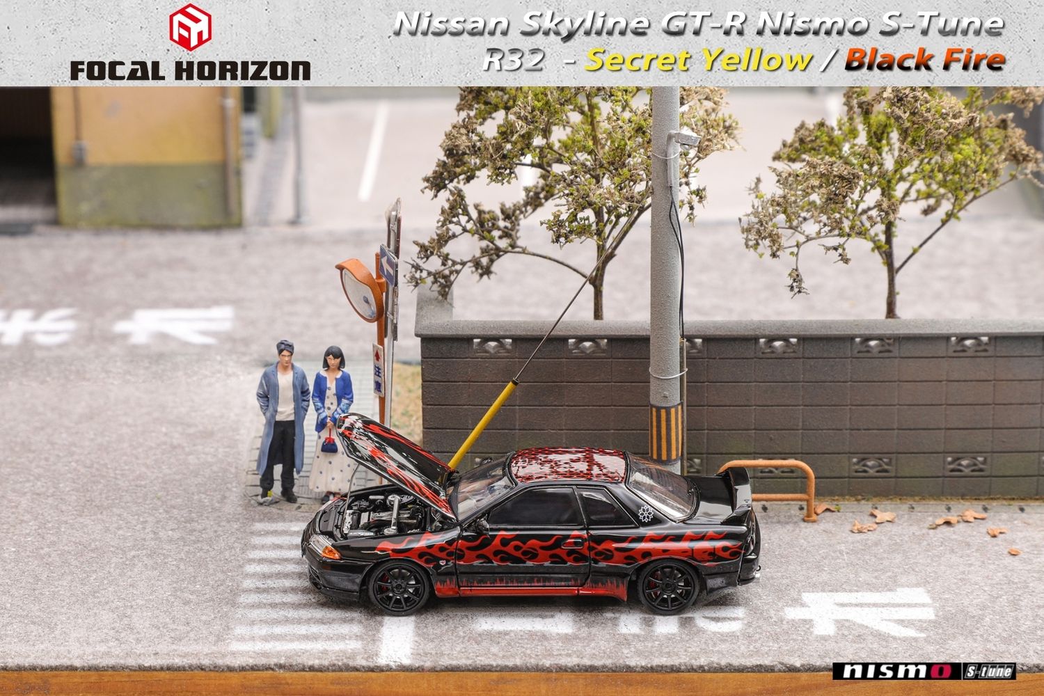 Focal Horizon Nissan Skyline GTR R32 S Tune Black Fire