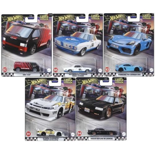 HOT WHEELS Boulevard Set #91 to 95 1:64 Diecast
