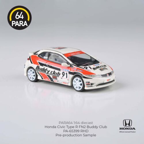 Buddy Club Honda Civic Type R FN2 1/64 Diecast By Para64