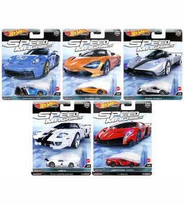 2023 HOT WHEELS PREMIUM CAR CULTURE - SPEED MACHINES - SET OF 5