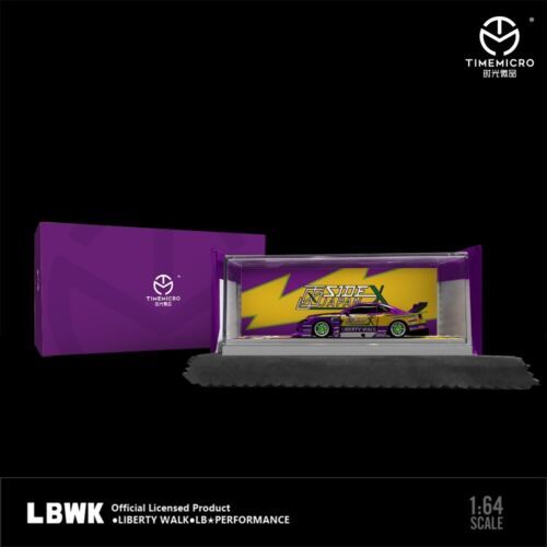 Time Micro Nissan S15 Silvia LBWK Liberty Walk Formula Drift Car 1/64