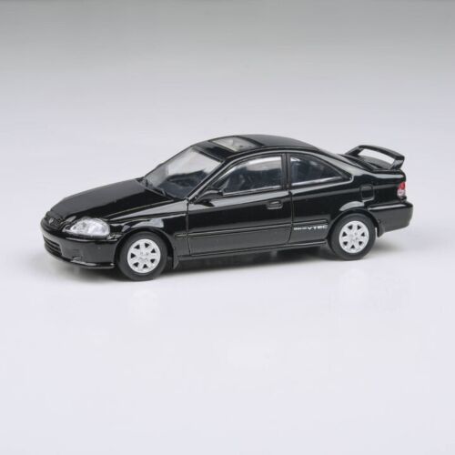 Para64 Honda Civic Coupe EM1 Black VtiR JDM 1:64 Diecast In Acrylic Display Box