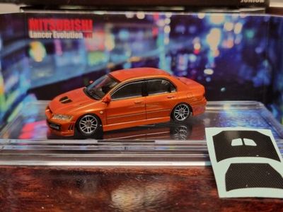 Mitsubishi Lancer EVO VII (7) - Orange - BM Creations - 1/64 Diecast Model