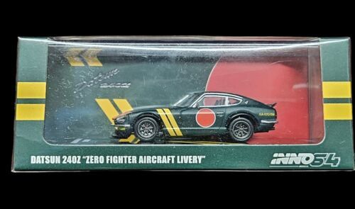 INNO64 1:64 Datsun 240Z S30 Zero Fighter Aircraft Livery 1/64 Diecast Model