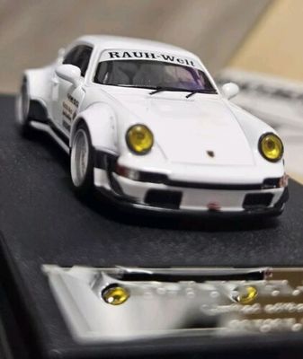 Mini Station Porsche RWB Samurai White 1/64 Diecast