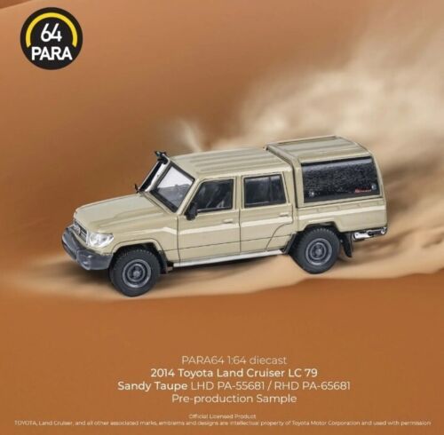 PARA64 Toyota Land Cruiser 79 Series Sandy Taupe 1/64 Diecast Model