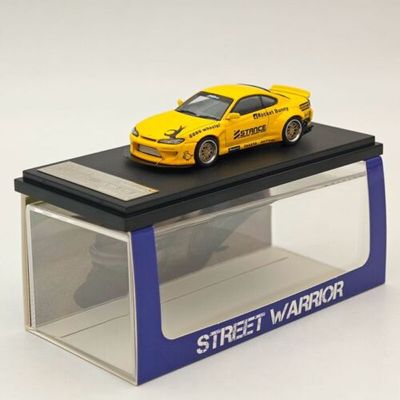 Street Warrior Street Weapon Nissan Silvia S15 Rocket Bunny 1/64 Diecast Yellow