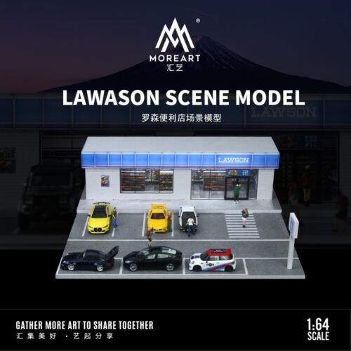 MoreArt LAWSON Convenience store LED Light Diorama 1/64 Hot Wheels