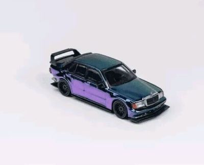 DCM Mercedes Benz 190e W201 Restomod Electroplated 1/64 Limited 499 Pieces