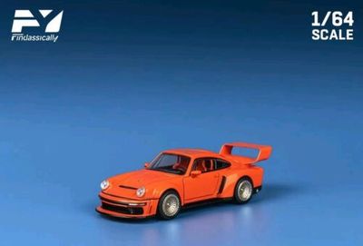 Finclassically Porsche Singer 911 DLS Turbo Track Orange 1:64 Diecast