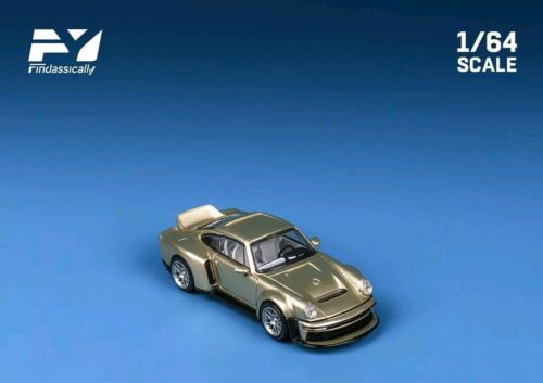Finclassically Porsche Singer 911 DLS Turbo Gold 1:64 Diecast