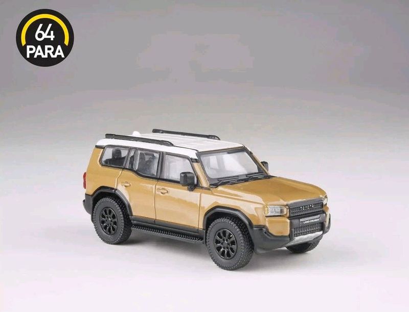 Toyota Landcruiser Prado LC250 Trail Dust Beige 1/64 Diecast By Para64