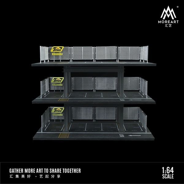 MoreArt 1:64 3 Floors Parking Scene diorama