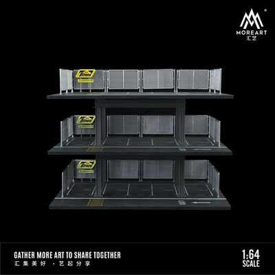 MoreArt 1:64 3 Floors Parking Scene diorama