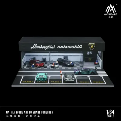 MoreArt 1:64 Lamborghini Modification Shop Diorama