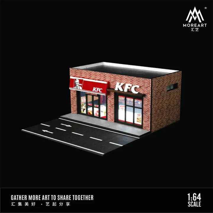 MoreArt 1:64 KFC Lighting Board Scene