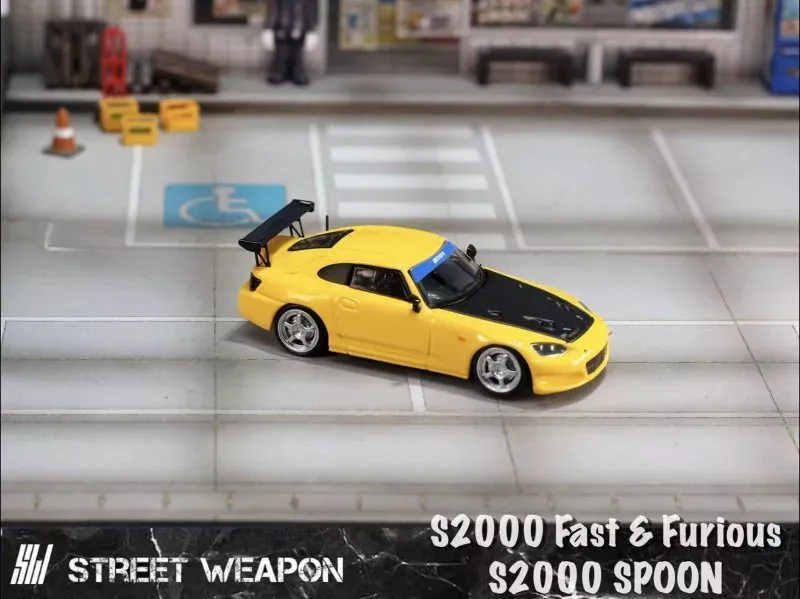 Street Warrior 1:64 S2000 Fast &amp; Furious Black Diecast