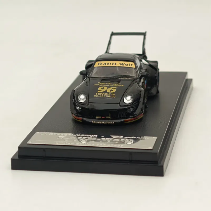 Street Warrior 1/64 RWB 993 High Wing Porsche Liqui Moly Charlene #96 Diecast