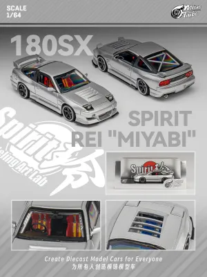 Micro Turbo 1:64 Nissan 180SX Type X "MIYABI" Silver