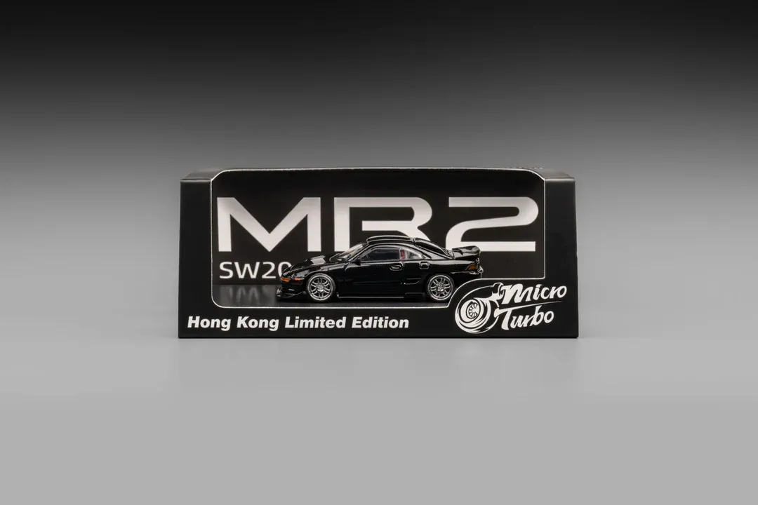 Micro Turbo 1:64 Toyota MR2 Turbo SW20 HK Limited Black