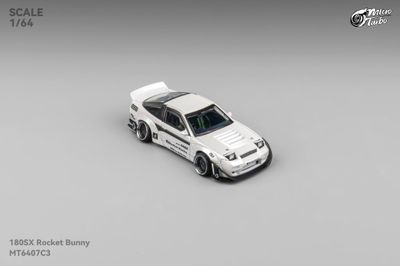 Micro Turbo 1:64 180SX Type X Rocket Bunny v2 White 