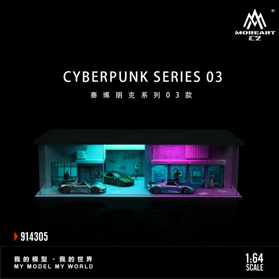 MoreArt 1:64 CyberPunk Scene 03 Light Edition