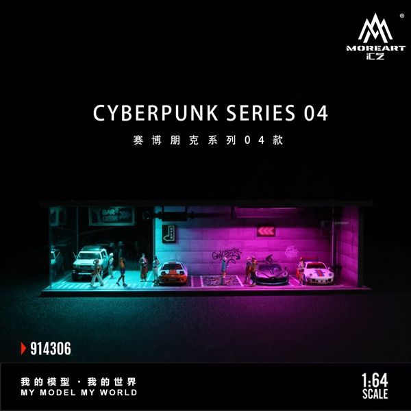 MoreArt 1:64 CyberPunk Scene 04 Light Edition