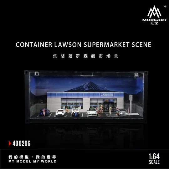 MoreArt 1:64 Container Repair Shop Scene