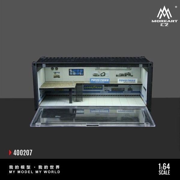 MoreArt 1:64 Container Repair Shop Scene B